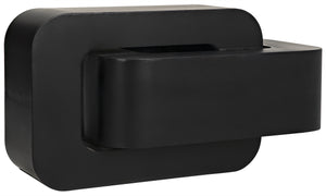 Nodum Accent Table, Black Steel