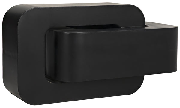 Nodum Accent Table, Black Steel