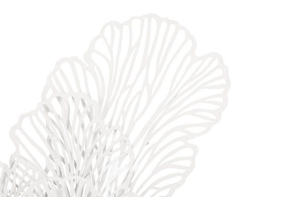 Butterfly Wall Art, White, Large