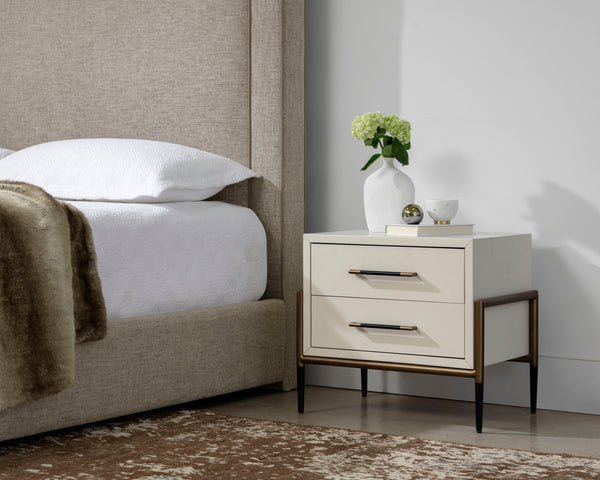 WELDRICK NIGHTSTAND - OYSTER