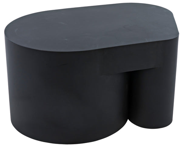 Bain Coffee Table, Black Steel