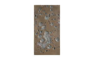 Splotch Wall Art, Rectangle, Bronze Finish