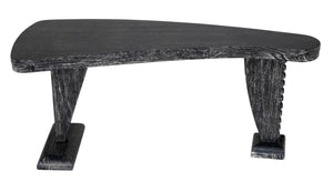 Zigmund Mahogany Desk in Cinder Black