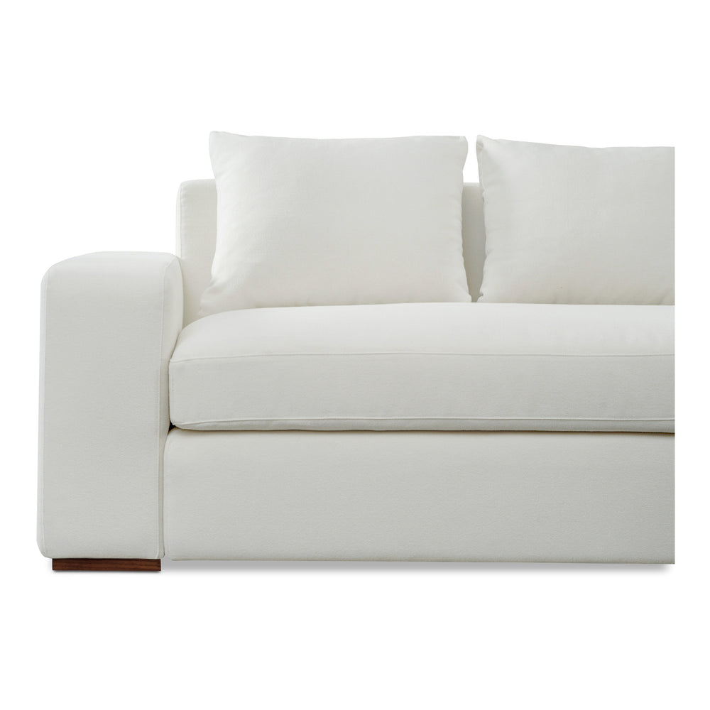 Moe's Thomas Right Sectional in Ivory