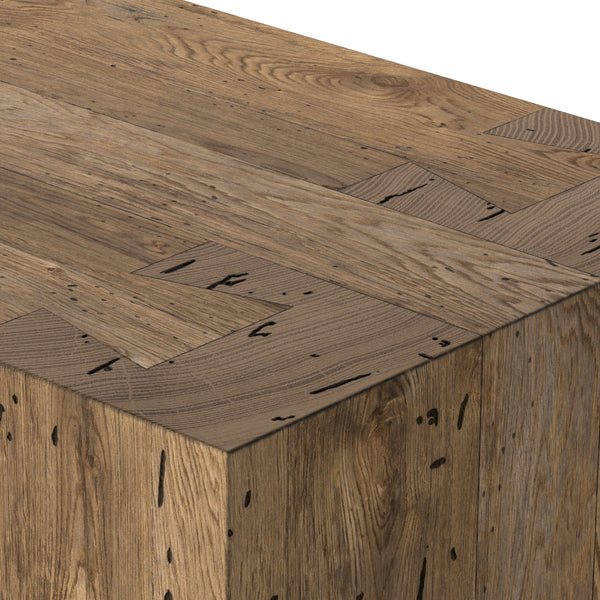 Abaso 6-Drawer Dresser In Rustic Wormwood Oak