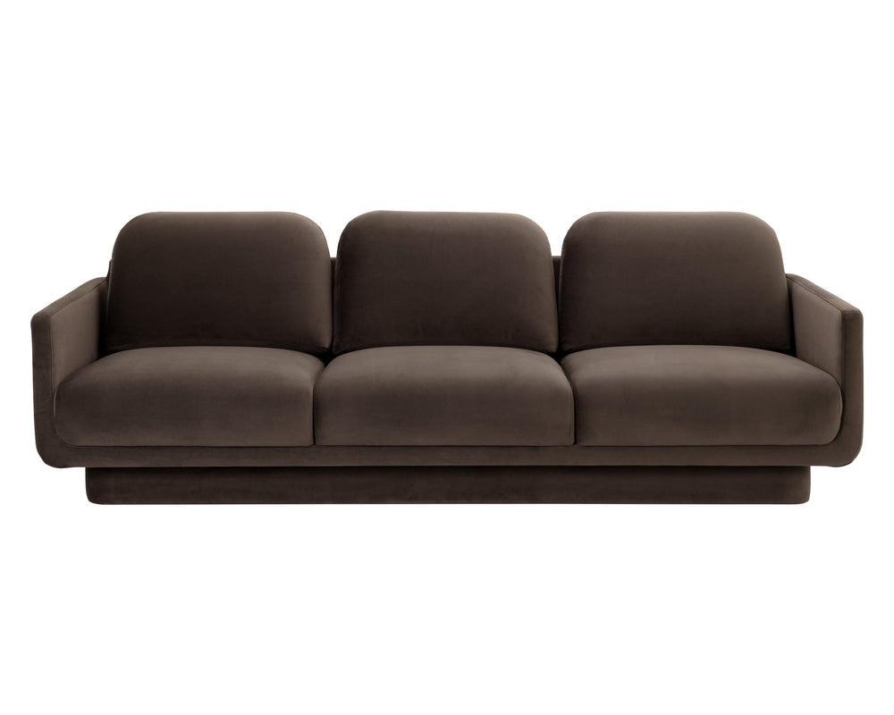 EVERTON SOFA - MEG DARK BROWN