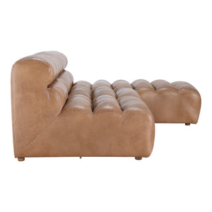 Moe's Ramsay Signature Modular Sectional in Tan Leather