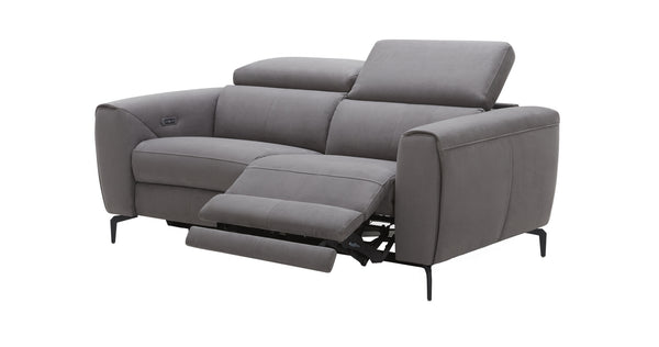 Divine Grey Fabric Love Seat