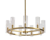 CLARABELLE CHANDELIER - SMALL - BRASS