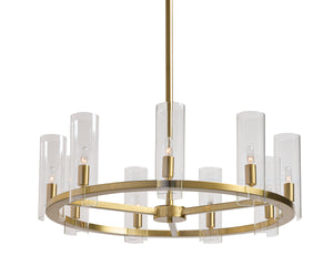 CLARABELLE CHANDELIER - SMALL - BRASS