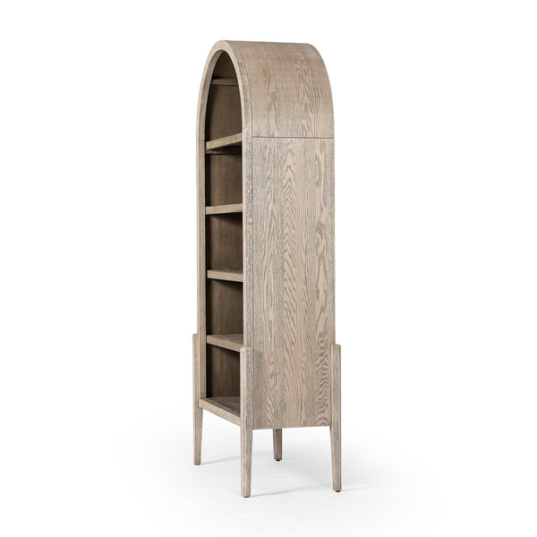 Tolle Bookcase - Rustic White Solid