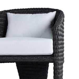 Fae Outdoor Dining Chair in Vintage Coal