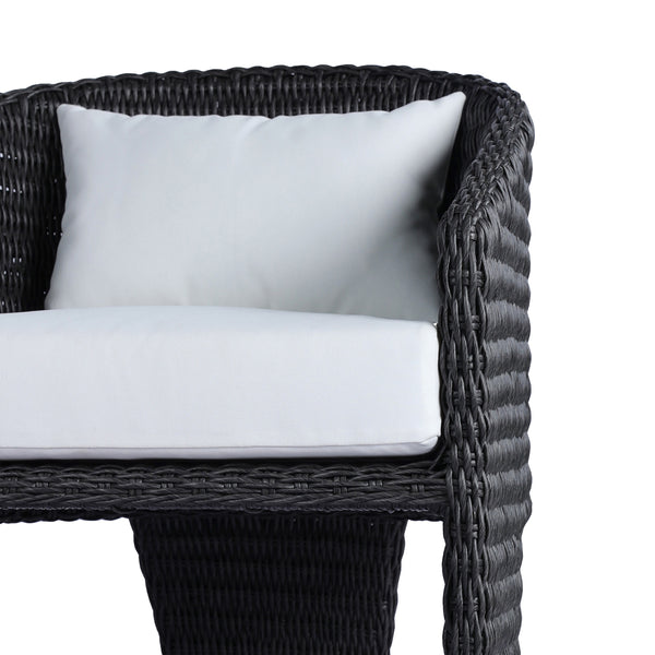 Fae Outdoor Dining Chair in Vintage Coal