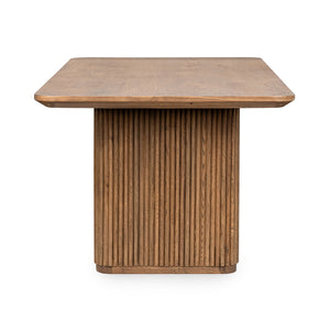 Classic Home Vander Solid Wood Dining Table in Oak