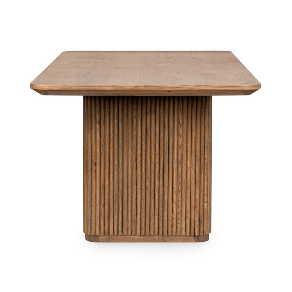 Classic Home Vander Solid Wood Dining Table in Oak