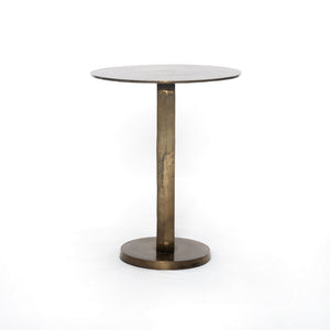 Douglas End Table In Aged Bronze