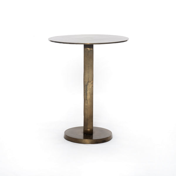Douglas End Table In Aged Bronze