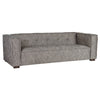 Element Contemporary Gray Upholstered Sofa with Deep Cushions