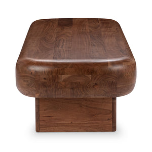 Craig Solid Wood Rectangle Coffee Table - Acorn Brown