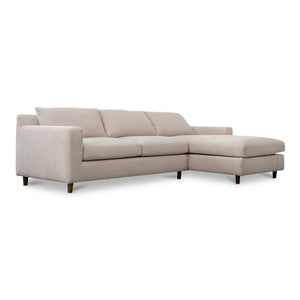 Moe's Hutton Right Sectional in Beige