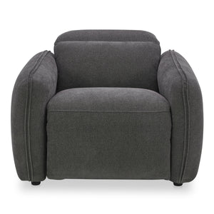 Eli Power Recliner Chair in Dusk Grey