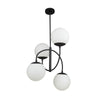 Moonglow SC13224BK Chandelier in Matte Black