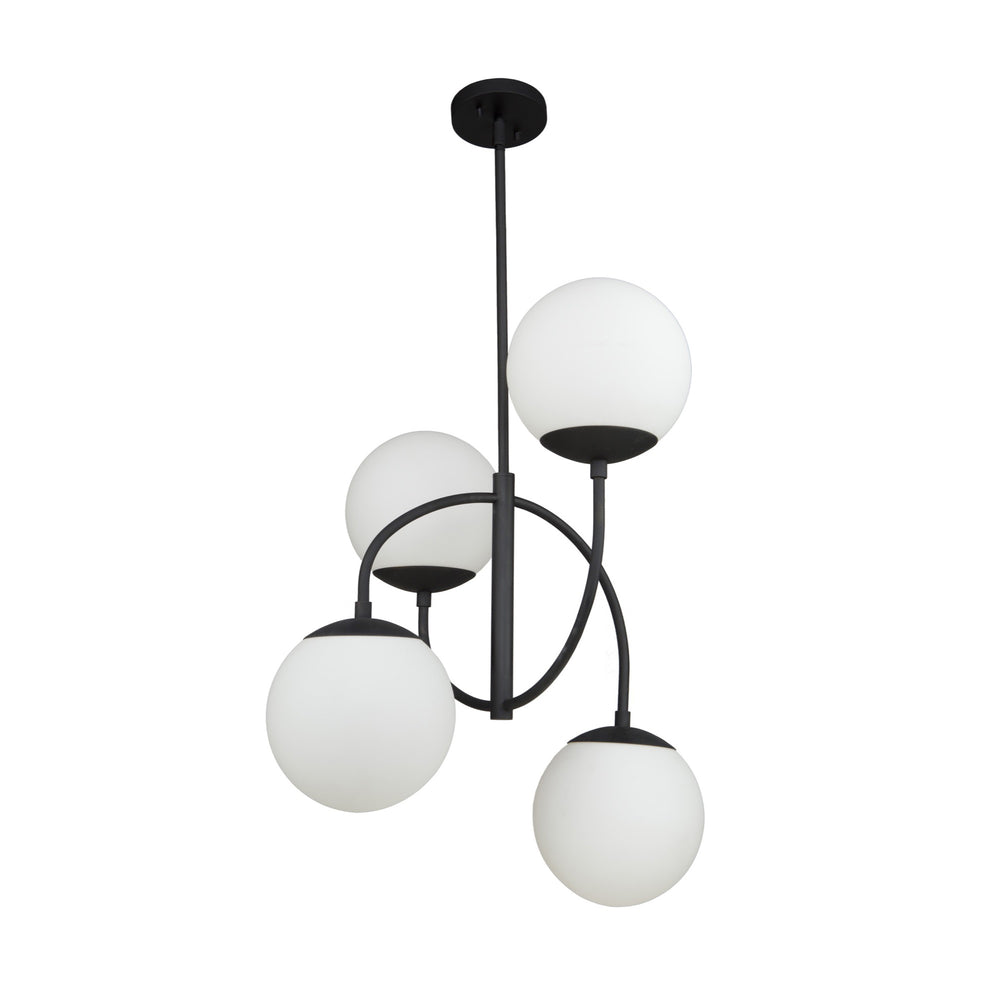 Moonglow SC13224BK Chandelier in Matte Black
