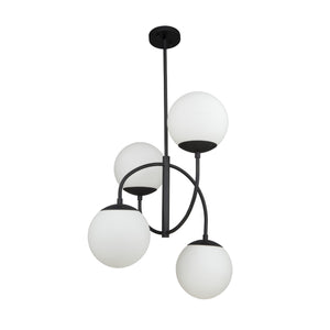 Moonglow SC13224BK Chandelier in Matte Black