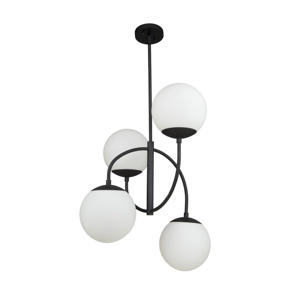 Moonglow SC13224BK Chandelier in Matte Black