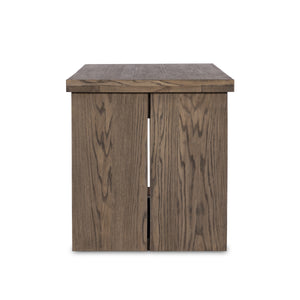 Warby Desk in Worn Oak Veneer