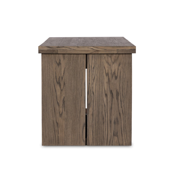 Warby Desk in Worn Oak Veneer