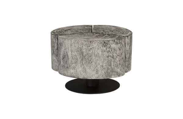 Clover Coffee Table, Chamcha Wood, Grey Stone