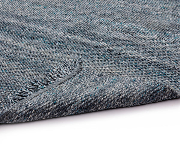 LINDAU HAND-WOVEN RUG - TEAL - 5' X 8'