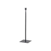 Porter 5.0L x 5.0W x 18.0H Medium Black Iron Candle Holder