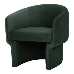 Moe's Franco Chair in Dark Green