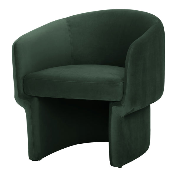 Moe's Franco Chair in Dark Green