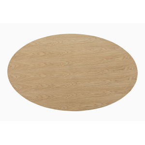 Otago Oval Dining Table in Natural Oak Finish