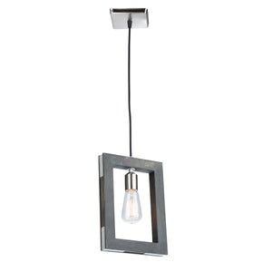Gatehouse 1 Light Pendant AC11651BN in Dark Pine & Brushed Nickel