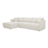 Moe's Bryn Sectional Left Oyster Beige