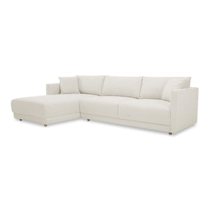 Moe's Bryn Sectional Left Oyster Beige