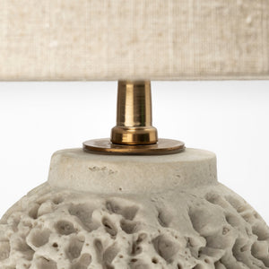 Mariam (26"H) Beige Coral-Inspired Base Table Lamp