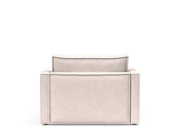NEWILLA LOUNGER CHAIR W/SLIM ARM RESTS, 39"X61"