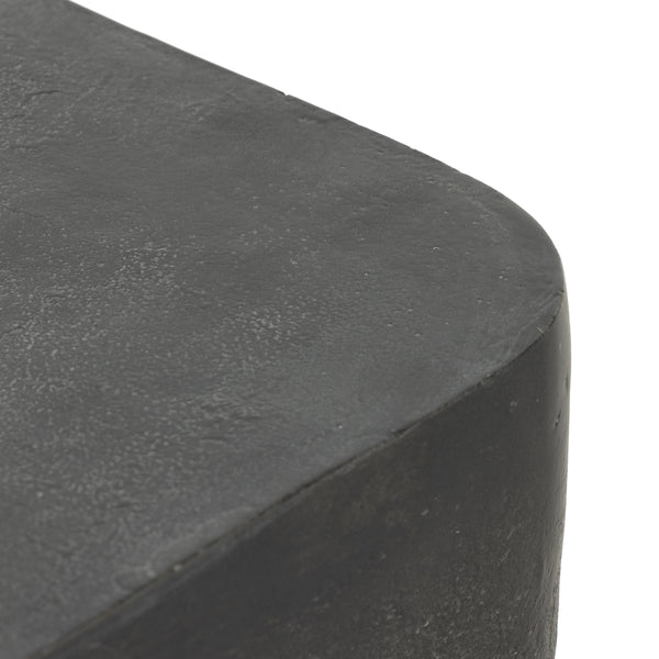 Basil Outdoor Square Drink Table In Grey