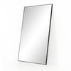 Georgina Rectangle Floor Mirror In Mtt Blk