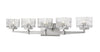 Rubicon 5 Light Vanity in Brushed Nickel Finish