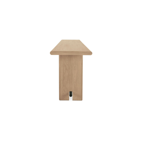 Madison Console Table in Natural Oak
