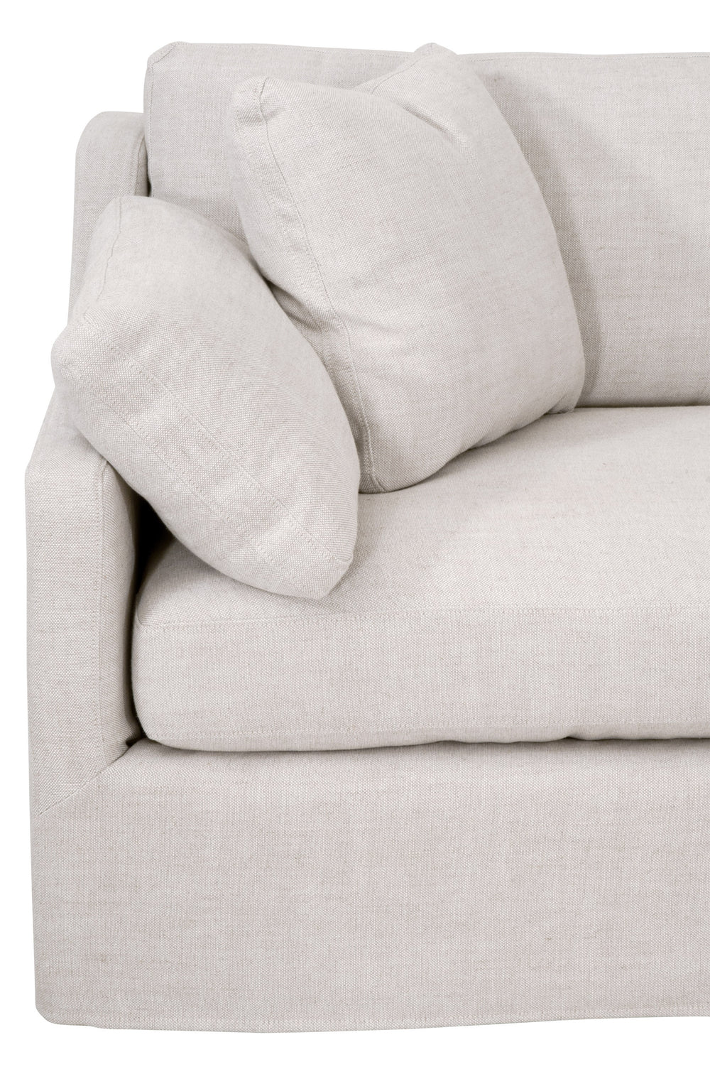 Lena Modular Slipcover 2-Seat Left Slope Arm Sofa