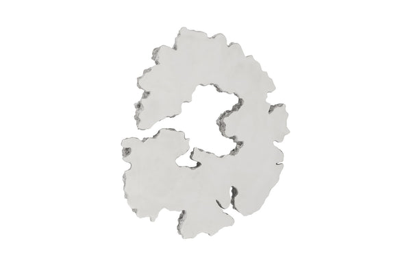 Lava Slice Wall Art, Resin, Stainless Steel, Large