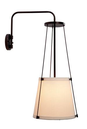  California 1-Light Wall Sconce, Bronze