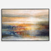 Seafaring Dusk Hand Painted Abstract Art
